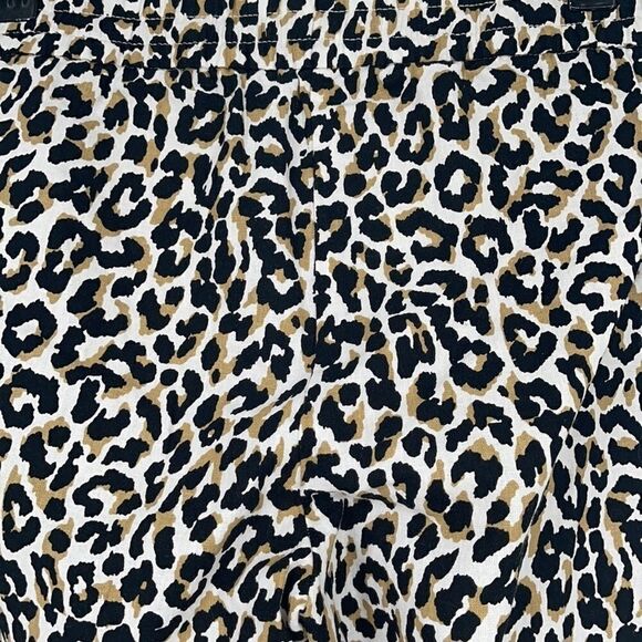 J Crew factory Leopard print elastic waist pants - Picture 6 of 9